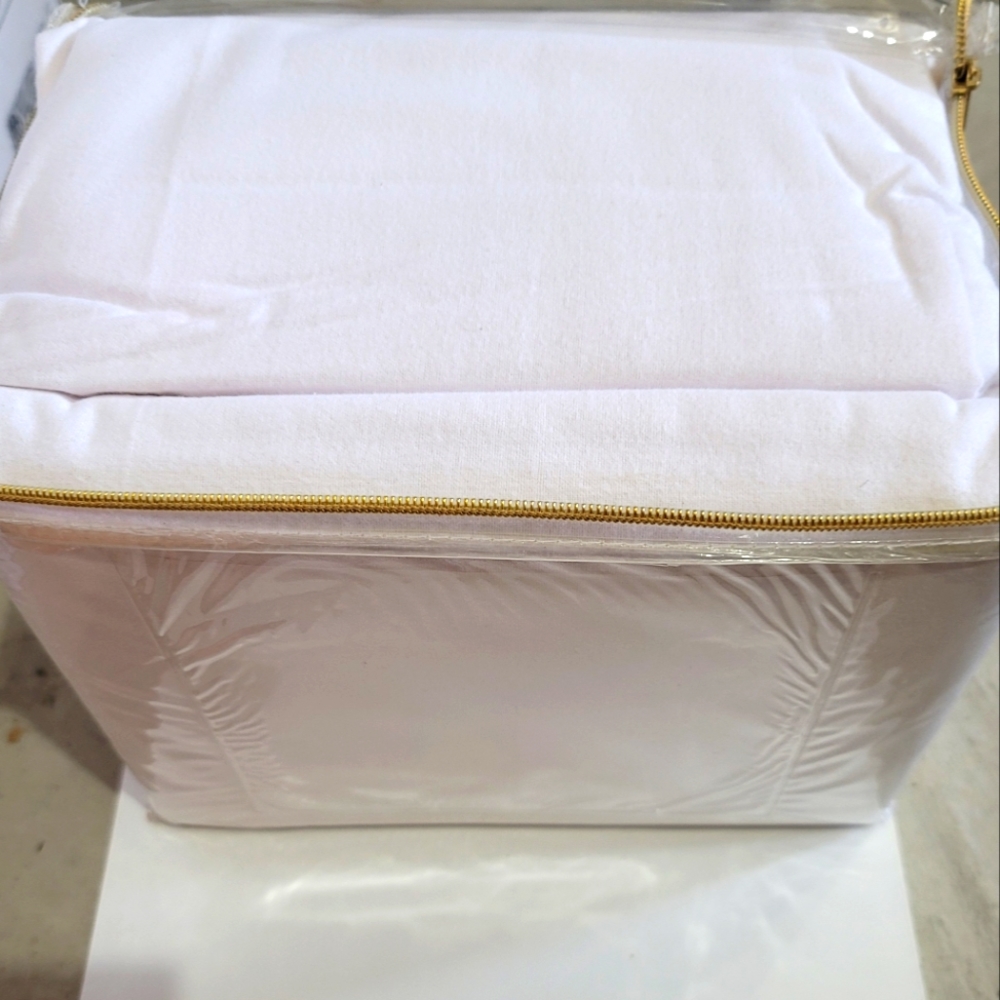 Flannel bedsheet cotton size queen white color